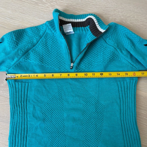 Helly Hansen Merino Wool Vintage Knitted 1/4 Zip Sweater Women’s Small - Picture 7 of 14